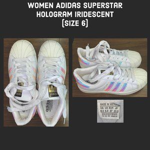 Women Adidas Superstar Hologram Iridescent